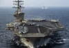 Gigante de US$ 4,5 bilhões no Atlântico, avanço de porta-aviões dos EUA põe Amazônia Azul em alerta O USS Nimitz, o maior porta-aviões da Marinha dos EUA, avança pelo Atlântico Sul