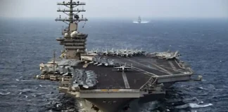 Gigante de US$ 4,5 bilhões no Atlântico, avanço de porta-aviões dos EUA põe Amazônia Azul em alerta O USS Nimitz, o maior porta-aviões da Marinha dos EUA, avança pelo Atlântico Sul
