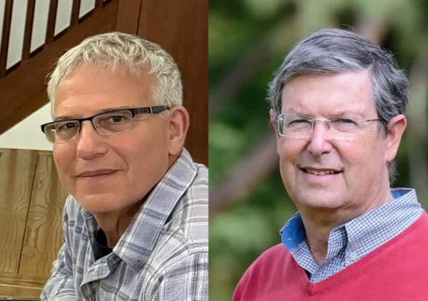 A água na era das mudanças climáticas 1 O cientista Dr. Eyal Rotenberg, e o professor Dan Yakir , ganhador do Prêmio Israel