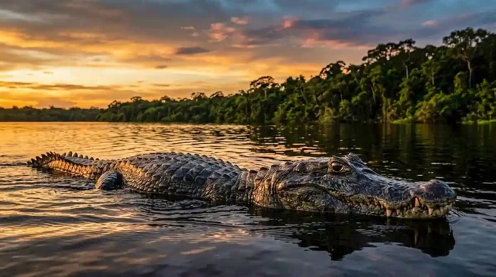 O retorno silencioso do jacaré-açu no Rio Negro reacende esperança na Amazônia2 O retorno silencioso do jacaré-açu no Rio Negro reacende esperança na Amazônia