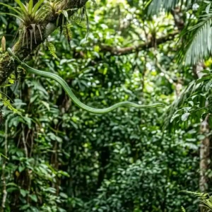 Cobra voadora da Amazônia revela segredos de voo para ciência Cobra voadora da Amazônia revela segredos de voo para ciência