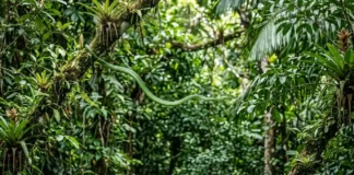 Cobra voadora da Amazônia revela segredos de voo para ciência Cobra voadora da Amazônia revela segredos de voo para ciência