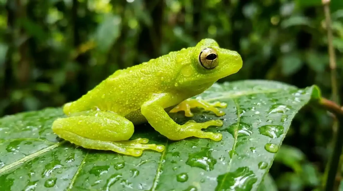 O Mistério do Sapo Esmeralda na Selva 1 O pequeno sapo esmeralda que desafia a ciência na Amazônia