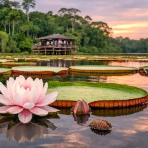 A flor que floresce uma vez por ano e move o turismo na Amazônia A flor que floresce uma vez por ano e move o turismo na Amazônia