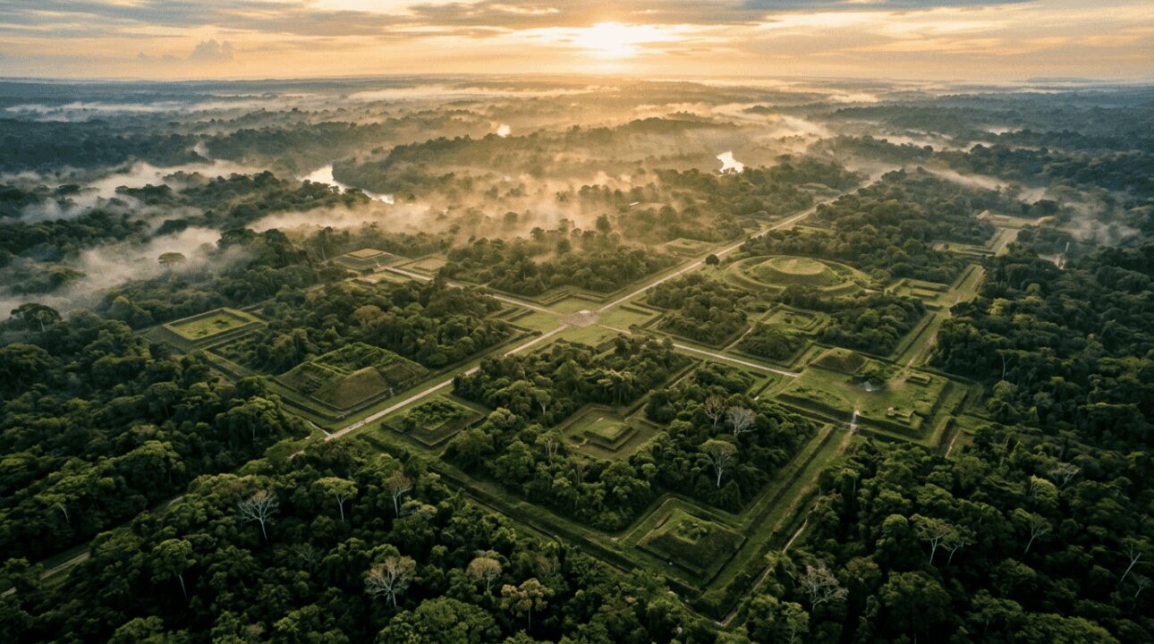 Cidades perdidas na Amazônia somam 2.500 anos de história e mostram que a ocupação pré-hispânica transformou a selva em um vasto jardim planejado 2 Arqueologos descobrem cidades de 2.500 anos na Amazonia copy 1 e1775823703778