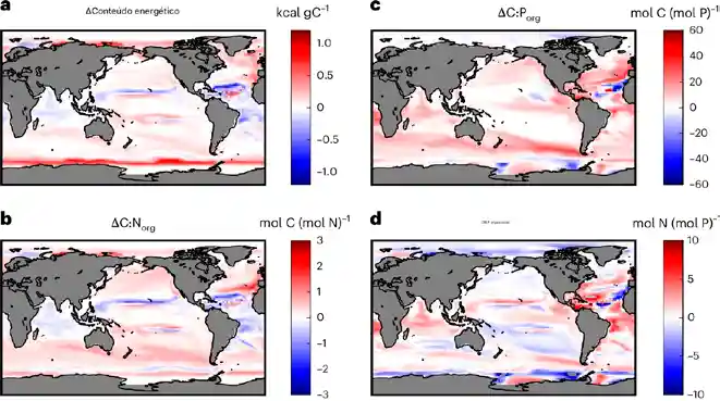 Projeção da mudança no conteúdo energético e na composição elementar