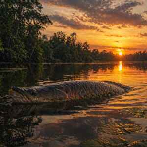 Pirarucu gigante e rios amazônicos revelam adaptação extrema de peixe que respira ar para sobreviver