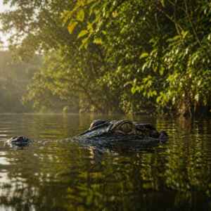 Jacaré e língua tupi revelam como observação indígena transformou comportamento animal em palavra do cotidiano brasileiro