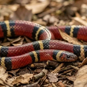 A cobra falsa coral e o mimetismo batesiano que confunde predadores nas florestas tropicais mais biodiversas do planeta Terra O segredo da falsa-coral para enganar predadores na mata