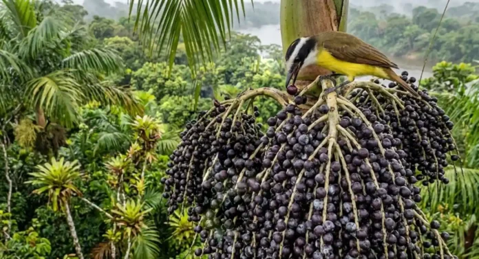 O açaizeiro esconde uma floresta vertical de biodiversidade com 47 espécies O açaizeiro esconde uma floresta vertical de biodiversidade com 47 espécies