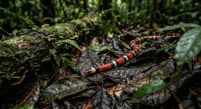 O segredo para identificar a cobra coral venenosa na Amazonia O segredo para identificar a cobra coral venenosa na Amazonia