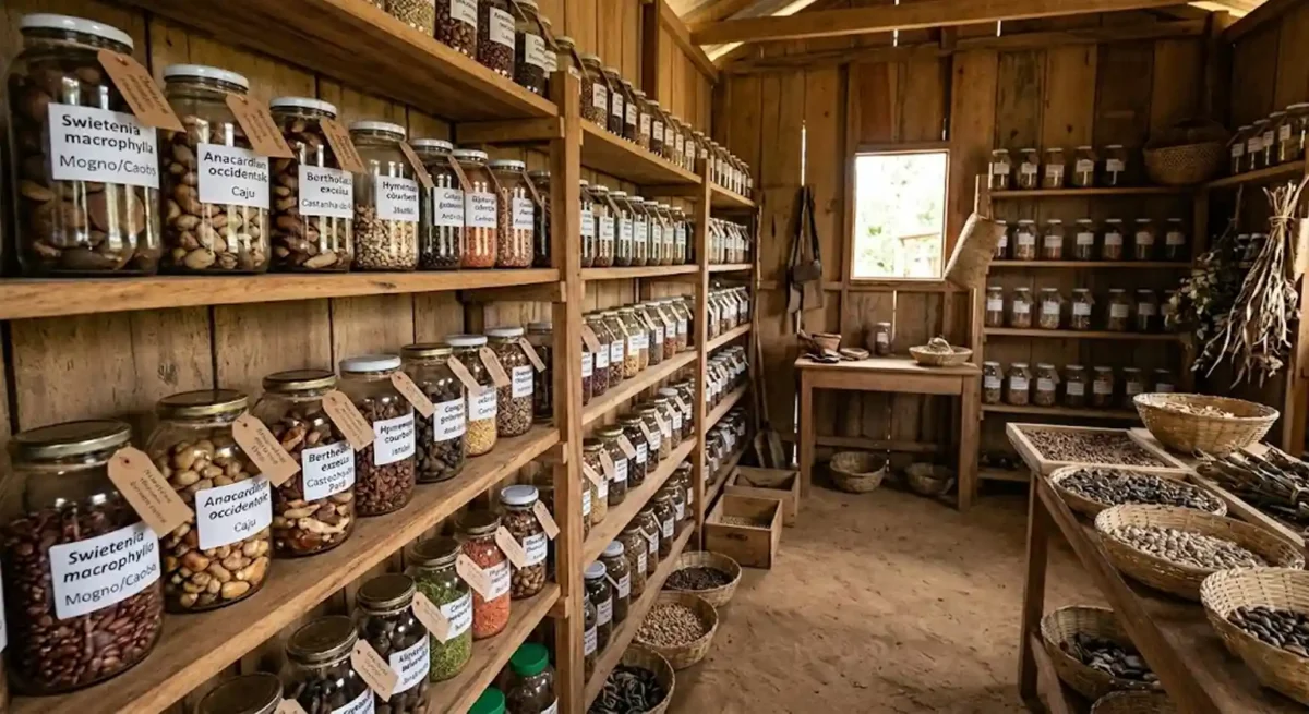 Quilombolas salvam espécies amazônicas da extinção 1 banco de sementes