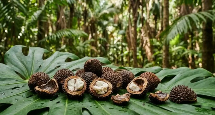 Nas densas margens dos rios amazônicos, uma palmeira impenetrável, armada com longos espinhos negros, guarda um segredo bioquímico capaz de reconfigurar a bilionária indústria global da beleza. Pesquisadores descobriram que a gordura extraída da semente do murumuru possui uma estrutura molecular incrivelmente semelhante aos lipídios presentes de forma natural na pele humana, conferindo a ela uma capacidade de absorção e reparação celular sem precedentes. Esse fato surpreendente transformou o que antes era apenas uma fonte de alimento local em uma das matérias-primas mais cobiçadas pelos maiores laboratórios da Europa, provando que a verdadeira inovação tecnológica não nasce apenas em ambientes estéreis, mas cai madura do alto das copas da floresta tropical. Para entender essa revolução silenciosa, precisamos observar a biologia da espécie. A astrocaryum murumuru palmeira é uma planta nativa e majestosa que pode atingir até quinze metros de altura. Suas folhas grandes e pinadas oferecem sombra, enquanto seus troncos espinhosos servem como uma fortaleza natural contra predadores de grande porte. Historicamente, as populações tradicionais e os povos indígenas já utilizavam os frutos para alimentação e a palha para a confecção de cestarias e telhados. No entanto, o verdadeiro tesouro biológico reside na pequena amêndoa escondida sob uma casca extremamente dura. Quando prensada a frio, essa semente libera uma manteiga rica, densa e de aroma suave, carregada de ácido láurico, ácido mirístico e ácido oleico, componentes essenciais para a restauração de tecidos danificados. Durante décadas, o mercado internacional dependeu de forma massiva do óleo de palma, também conhecido como azeite de dendê, para garantir a textura e a hidratação em loções, sabonetes e cremes. Essa demanda gerou consequências severas para a biodiversidade em várias partes do mundo, especialmente no sudeste asiático, onde o desmatamento abriu caminho para imensas monoculturas. Neste cenário de urgência ambiental, a ascensão do murumuru substituto palma cosmético representa um respiro vital para o planeta. A extração na Amazônia ocorre de maneira totalmente integrada ao ciclo natural da floresta. Não há necessidade de derrubar uma única árvore para obter o produto, pois os coletores apenas aguardam o amadurecimento e a queda natural dos cachos de frutos no solo, respeitando o tempo da natureza e preservando o habitat de inúmeras espécies animais que também se alimentam da polpa carnosa. O impacto desse modelo produtivo vai muito além da química ou da ecologia, alcançando diretamente a vida das famílias ribeirinhas e extrativistas. A colheita do murumuru fortalece a bioeconomia local ao criar uma cadeia de valor justa e rastreável. Em comunidades espalhadas pelo estado do Pará e do Amazonas, homens e mulheres se organizam em cooperativas estruturadas. O trabalho começa nas primeiras horas da manhã, antes que o calor equatorial se torne opressivo. As famílias caminham pelas trilhas da floresta coletando os cocos caídos. Depois, em galpões comunitários, utilizam ferramentas manuais para quebrar a casca espessa e separar a amêndoa. Esse processo artesanal exige habilidade e paciência, características passadas de geração em geração. Ao transformar a semente em renda, a floresta em pé prova seu valor econômico de maneira incontestável. Para muitas mulheres extrativistas, a comercialização dessa semente significa independência financeira, acesso à educação para seus filhos e uma melhoria direta na qualidade de vida de suas vilas. O dinheiro gerado pela venda justa da amêndoa impede que os moradores locais precisem recorrer a atividades predatórias, como a extração ilegal de madeira ou o arrendamento de terras para pastagem. Cada quilo de semente processada atua como um escudo protetor para a floresta, financiando a permanência e a prosperidade daqueles que são os seus verdadeiros guardiões históricos. Quando essa matéria-prima chega às fábricas modernas, o murumuru manteiga cosmético revela todo o seu potencial técnico. Os engenheiros químicos e formuladores descrevem a substância como um silicone natural de altíssima performance. Diferente de muitos óleos vegetais que deixam uma sensação pegajosa ou pesada, essa manteiga funde instantaneamente ao entrar em contato com o calor do corpo humano. Ela cria um filme protetor invisível que impede a perda de água transepidérmica, mantendo a hidratação trancada nas camadas mais profundas da derme. Para os cabelos, o efeito é igualmente impressionante, pois a afinidade estrutural com a queratina permite que os fios ressecados e quebradiços recuperem sua elasticidade e brilho em poucas aplicações, substituindo compostos sintéticos derivados de petróleo por uma alternativa limpa e renovável. O interesse global por ingredientes limpos e sustentáveis impulsionou marcas europeias de alto padrão a reformularem por completo suas linhas de produtos mais famosas. Onde antes se lia óleo de palma ou derivados sintéticos nos rótulos, agora consumidores em Paris, Londres e Berlim encontram o nome dessa espécie amazônica em destaque. As embalagens contam a história da origem do produto, conectando o comprador urbano à realidade da floresta tropical. Essa transparência atende a uma demanda crescente de um público que não busca apenas resultados estéticos, mas também ética ambiental e responsabilidade social em suas escolhas de consumo diárias. A ciência botânica continua a investigar outras propriedades medicinais e terapêuticas da planta. Estudos recentes sugerem que os compostos antioxidantes presentes na semente também possuem propriedades anti-inflamatórias poderosas, capazes de acalmar condições severas da pele, como psoríase e eczema. Além disso, a casca e os resíduos fibrosos que sobram da extração do óleo não são descartados. Eles se transformam em adubo orgânico de alta qualidade ou biomassa para geração de energia nas próprias comunidades rurais, criando um sistema de economia circular perfeito onde absolutamente nada é desperdiçado e tudo retorna ao solo ou gera utilidade prática. Com o aumento constante da demanda, o grande desafio das próximas décadas será escalar essa produção de forma consciente, sem repetir os erros históricos de exploração que marcaram outros ciclos econômicos na região. Governos, organizações não governamentais e a iniciativa privada precisam colaborar para fortalecer as cooperativas locais, fornecer tecnologia adequada para otimizar o processamento dentro da própria floresta e garantir que a maior parte do lucro permaneça com as populações produtoras. O modelo de negócios em torno desta palmeira demonstra que é possível alinhar preservação da biodiversidade com o avanço industrial de alta tecnologia. A jornada dessa amêndoa milagrosa prova de forma inequívoca que o maior patrimônio do Brasil não está na terra nua, mas na exuberância complexa de sua biodiversidade viva e preservada. A cada produto que escolhemos levar para dentro de nossas casas, temos a oportunidade única de votar no tipo de futuro que desejamos construir para o planeta. Que a próxima leitura do rótulo do seu creme favorito seja o primeiro passo para apoiar as comunidades que mantêm o coração verde da Terra pulsando de vida e esperança. BOX: A Química da Beleza Natural | O perfil lipídico da manteiga de murumuru é um fenômeno botânico surpreendente. Composta por quase cinquenta por cento de ácido láurico e concentrações elevadas de vitamina A, ela atua na reestruturação celular profunda sem obstruir os poros. Essa configuração molecular permite que os nutrientes penetrem facilmente na pele e no eixo capilar, garantindo uma proteção prolongada contra danos externos ambientais. A imensa floresta oferece a farmácia perfeita, cuidadosamente embalada em uma casca protetora quase impenetrável.