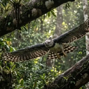 O segredo da soberania da harpia nas florestas tropicais e sua incrível capacidade de manobra em ambientes de dossel fechado