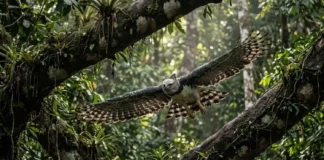O segredo da soberania da harpia nas florestas tropicais e sua incrível capacidade de manobra em ambientes de dossel fechado
