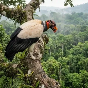 O imponente voo do urubu-rei e sua função vital para a biodiversidade da floresta amazônica