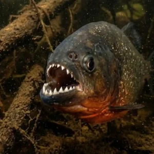 A incrível força da piranha vermelha amazônica supera em proporção a mordida de grandes predadores pré-históricos e tubarões modernos