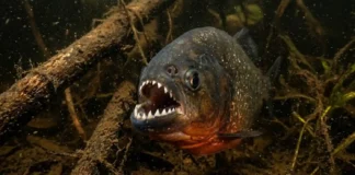 A incrível força da piranha vermelha amazônica supera em proporção a mordida de grandes predadores pré-históricos e tubarões modernos