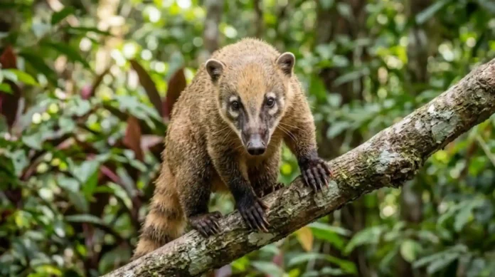 A extraordinária destreza manual dos quatis e como eles abrem frutas duras na floresta amazônica