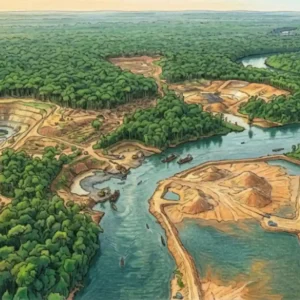 O avanço do ouro nos leitos dos rios amazônidas impacta o ciclo de vida dos peixes e comunidades