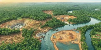 O avanço do ouro nos leitos dos rios amazônidas impacta o ciclo de vida dos peixes e comunidades