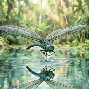 Como a biomecânica de voo da libelinha e sua visão de 360 graus transformam o pequeno inseto no maior caçador da Amazônia