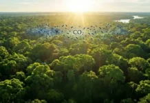 La Amazonía absorbe carbono equivalente al de mil millones de autos Como a capacidade de absorção de carbono da Amazônia equivale às emissões de um bilhão de carros no Dia da Terra