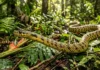 Como a impressionante agilidade da serpente caninana transforma o solo da floresta amazônica em um cenário de pura eficiência biológica