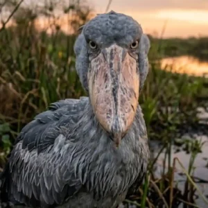 Como a majestosa cegonha bico de sapato domina os pântanos africanos e protege o equilíbrio da biodiversidade selvagem