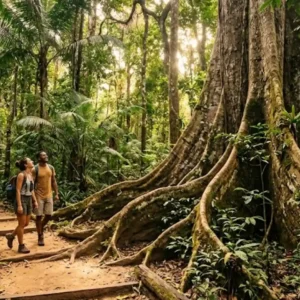 O ecoturismo na Floresta Nacional do Tapajós e como a visitação sustentável de árvores centenárias fortalece a conservação do bioma amazônico