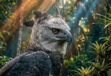 Como a proteção das majestosas aves de rapina funciona como o principal termômetro para a saúde da biodiversidade amazônica