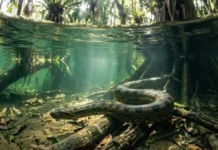 A majestosa sucuri verde das águas amazônicas e sua importância fundamental para o equilíbrio biológico das florestas tropicais brasileiras