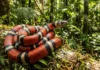Como o mimetismo batesiano da falsa coral protege a biodiversidade nas matas de terra firme da nossa vasta Amazônia