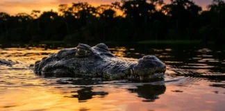 Como a proibição da caça permitiu que o jacaré-açu voltasse a dominar os lagos e as várzeas da nossa Amazônia
