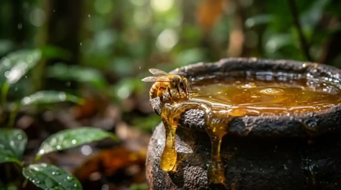 Noventa e nove por cento de eficácia. Este é o índice de inibição bacteriana registrado em laboratório pelo mel de abelhas nativas sem ferrão (meliponíneos) contra cepas resistentes de Staphylococcus aureus, superando antibióticos comerciais. Uma pesquisa pioneira no Pará está validando o que populações tradicionais já sabiam: este "ouro líquido" possui propriedades cicatrizantes e antimicrobianas extraordinárias. O estudo, conduzido por uma rede de pesquisadores de instituições como a UFPA e o MPEG, não foca no mel convencional da abelha africana (Apis mellifera). O alvo são as espécies nativas da Amazônia, como a tiúba (Melipona fasciculata) e a uruçu-cinzenta (Melipona fasciculata), cujo mel possui características físico-químicas únicas. A meliponicultura Amazônia está deixando de ser uma atividade apenas extrativista para se tornar um pilar da bioeconomia medicinal. Diferente do mel comum, o mel das abelhas sem ferrão é mais fluido, menos doce e possui uma acidez natural elevada, fatores que, somados a compostos bioativos da flora amazônica, criam um ambiente hostil para patógenos. O mecanismo biológico da cura A ciência por trás do mel medicinal Pará revela um coquetel de defesa natural. As abelhas nativas sem ferrão mel produzem uma substância rica em peróxido de hidrogênio (um potente antisséptico) e flavonoides com ação anti-inflamatória. Quando aplicado em feridas, este mel forma uma barreira protetora que impede a infecção e estimula a regeneração dos tecidos. Pesquisadores da Fiocruz analisam como as enzimas presentes na saliva dessas abelhas, misturadas ao néctar de plantas medicinais da Amazônia, criam compostos que quebram o biofilme bacteriano – uma "armadura" que protege as bactérias e torna as infecções crônicas difíceis de tratar com medicamentos convencionais. [Imagem de apoio 1: Pesquisadora em laboratório analisando amostras de mel de abelhas nativas em placas de Petri.] Resultados clínicos preliminares são promissores. Em testes realizados com pacientes voluntários que apresentavam úlceras crônicas (como as decorrentes de diabetes), a aplicação compressiva de mel de tiúba resultou no fechamento completo das feridas em tempos significativamente menores que os tratamentos padrão, sem efeitos colaterais. A ciência valida o saber ancestral Este avanço científico não parte do zero. O uso medicinal do mel de meliponíneos é uma prática milenar entre povos indígenas e comunidades ribeirinhas da Amazônia. A pesquisa atual atua como uma ponte, aplicando rigor metodológico para validar e quantificar a eficácia de tratamentos que já curavam infecções de pele e inflamações de garganta há gerações. O INPA destaca que a composição do mel varia drasticamente de acordo com a espécie de abelha e a flora local. Por isso, a certificação de origem e o manejo sustentável são cruciais. Um mel colhido de uma colônia de tiúba que se alimentou de jaborandi terá propriedades diferentes de um colhido de uma colônia de jandaíra que visitou aroeiras. Esta validação científica abre portas para a integração do mel nativo no Sistema Único de Saúde (SUS) como fitoterápico, especialmente em regiões remotas onde o acesso a antibióticos é limitado. Além disso, atrai o interesse da indústria farmacêutica global, que busca novas moléculas para combater a crescente crise de resistência a antibióticos. Desafios da produção e sustentabilidade Apesar do potencial revolucionário, a produção de mel medicinal Pará enfrenta gargalos. As abelhas nativas sem ferrão produzem muito menos mel que as africanas (cerca de 1 a 3 litros por ano por colônia, contra até 40 litros das Apis). Isso torna o produto raro e de alto valor agregado, exigindo técnicas de manejo precisas para não esgotar as colônias. O IBAMA alerta que o aumento da demanda pode incentivar o extrativismo predatório. A solução reside no fortalecimento da meliponicultura Amazônia sustentável. Criar abelhas sem ferrão em caixas racionais, plantando espécies nativas ao redor, é a única forma de garantir produção constante e preservar a biodiversidade. [Imagem de apoio 2: Meliponicultor manejando caixas racionais de abelhas sem ferrão em um sistema agroflorestal.] A destruição de habitats é outra ameaça direta. Muitas espécies de abelhas sem ferrão nidificam exclusivamente em ocos de árvores centenárias. O desmatamento elimina não apenas a flora da qual elas se alimentam, mas seus locais de reprodução, colocando em risco a existência dessas operárias da saúde florestal. Bioeconomia e futuro da medicina amazônica O mel das abelhas nativas sem ferrão não é apenas um remédio, é um vetor de desenvolvimento sustentável. Fortalecer cadeias produtivas de mel medicinal Pará gera renda para comunidades locais, incentivando a conservação da floresta em pé. Um hectare de floresta preservada vale muito mais com a produção de mel medicinal e outros produtos da sociobiodiversidade do que convertido em pasto. A criação de laboratórios de certificação e controle de qualidade no Pará é fundamental para que esse mel chegue ao mercado farmacêutico com segurança e valor justo. O Imazon defende políticas públicas que desburocratizem a regularização da meliponicultura Amazônia e fomentem cooperativas de produtores. O futuro da medicina pode estar escondido em uma pequena caixa de abelhas no coração da floresta. Validar cientificamente o poder curativo do mel de abelhas nativas sem ferrão é um passo crucial para uma medicina mais integrada, sustentável e acessível, que reconhece e valoriza a sabedoria dos povos que coexistem com a Amazônia. O ouro da floresta é medicinal e precisa ser preservado. A cura para feridas resistentes não virá apenas de sínteses químicas, mas da inteligência biológica que a Amazônia aperfeiçoou ao longo de milhões de anos.
