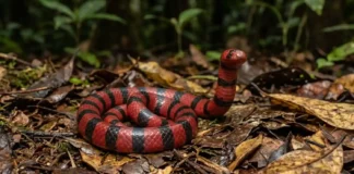 A fascinante serpente da Amazônia que utiliza a própria cauda para imitar a cabeça e enganar seus predadores naturais A fascinante serpente da Amazônia que utiliza a própria cauda para imitar a cabeça e enganar seus predadores naturais