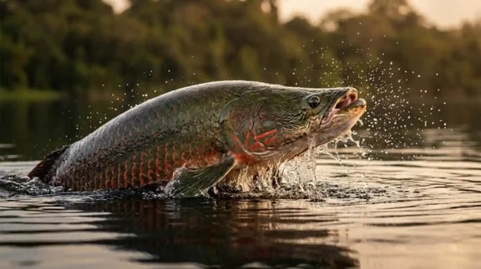 O gigante pirarucu das águas do Juruá agora é monitorado por drones que garantem a renda de famílias ribeirinhas