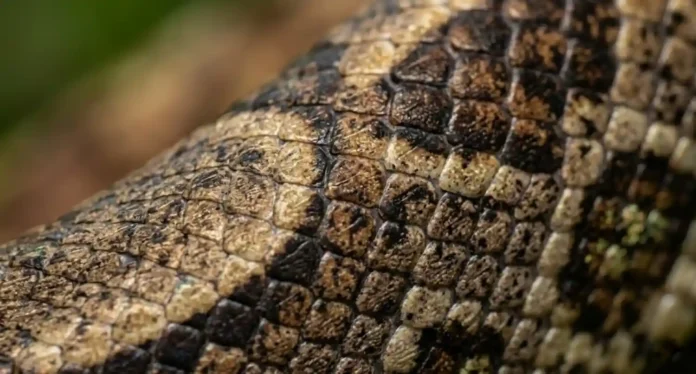 escamas laterais da jiboia