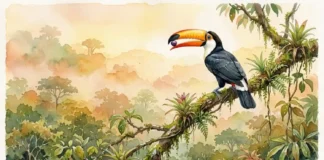 O tucano-toco é o jardineiro invisível da floresta amazônica que planta palmeiras no dossel voando distâncias incríveis todos os dias O tucano-toco é o jardineiro invisível da floresta amazônica que planta palmeiras no dossel voando distâncias incríveis todos os dias