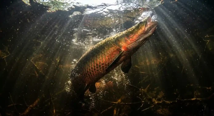 O pirarucu possui uma característica biológica extraordinária que o diferencia da grande maioria dos peixes teleósteos. Ele é um respirador aéreo obrigatório, o que significa que, apesar de possuir brânquias, elas são insuficientes para suprir sua demanda de oxigênio conforme o animal cresce. Na prática, esse gigante da Amazônia precisa subir à superfície dos rios e lagos a cada dez ou vinte minutos para captar o ar atmosférico. Sem esse contato direto com o exterior, o animal literalmente afogaria sob a água, uma ironia evolutiva para uma espécie que pode ultrapassar os duzentos quilos e atingir três metros de comprimento. Essa dependência do ar é uma resposta adaptativa às águas frequentemente hipóxicas da bacia amazônica, onde o calor e a decomposição de matéria orgânica reduzem drasticamente a disponibilidade de oxigênio dissolvido. A engenharia natural por trás dessa sobrevivência reside na bexiga natatória do animal. Diferente de outros peixes, onde esse órgão serve apenas para o controle de flutuabilidade, no pirarucu ela evoluiu para se tornar um pulmão primitivo. Esse órgão é altamente vascularizado e possui uma estrutura interna alveolada, rica em capilares que facilitam a troca gasosa rápida. Quando o peixe coloca a cabeça para fora da água, ele abre a boca e executa um movimento vigoroso de sucção. O ar entra diretamente na bexiga natatória modificada, onde o oxigênio é transferido para o sangue. Esse processo gera um som característico de esturro, que ecoa pelas margens das comunidades ribeirinhas, sinalizando a presença desse titã nas profundezas escuras. Essa necessidade constante de emergir cria um ponto de vulnerabilidade crítica para a espécie. O momento da subida é previsível e barulhento, o que historicamente facilitou a localização do animal por pescadores. O brilho das escamas avermelhadas próximo à superfície entrega a posição exata do pirarucu, tornando-o um alvo fácil para o arpoamento tradicional. No entanto, o que antes era uma fraqueza explorada pela pesca predatória, hoje se tornou o pilar fundamental do manejo comunitário sustentável. A ciência reconhece que a contagem visual desses peixes no momento da respiração é um método eficaz para estimar populações, permitindo que as comunidades locais determinem cotas de pesca que não ameacem a continuidade da espécie nos ecossistemas de várzea. A biologia do pirarucu revela uma plasticidade fisiológica impressionante. Além do pulmão primitivo, as brânquias do animal passam por transformações ao longo de seu desenvolvimento. Enquanto juvenil, o peixe ainda consegue extrair uma parcela significativa de oxigênio da água, mas à medida que envelhece, as lamelas branquiais se tornam mais curtas e menos eficientes. Essa transição força o animal a se tornar cada vez mais dependente da atmosfera. Estudos indicam que essa estratégia evolutiva permitiu que o pirarucu ocupasse nichos ecológicos onde outros grandes predadores não conseguem sobreviver, como lagos isolados durante a seca, onde a água se torna uma sopa morna e pobre em oxigênio. Ali, ele reina absoluto, utilizando sua vantagem aérea para manter o metabolismo ativo enquanto outros peixes ficam letárgicos. O sucesso do manejo do pirarucu na Amazônia é um dos maiores exemplos de conservação baseada na ecologia da espécie. Ao entenderem o ciclo de respiração e o comportamento reprodutivo do peixe, as populações tradicionais conseguiram reverter o cenário de quase extinção que assolava a região décadas atrás. Hoje, o manejo garante que o pirarucu continue cumprindo seu papel como espécie guarda-chuva. Sua preservação exige a manutenção de lagos saudáveis e florestas alagadas preservadas, o que acaba protegendo centenas de outras espécies de menor porte, quelônios e aves aquáticas que compartilham o mesmo habitat. A economia gerada por essa atividade sustenta milhares de famílias, provando que o conhecimento biológico é a ferramenta mais poderosa para a prosperidade da floresta em pé. A anatomia do pirarucu é um lembrete da persistência da vida em condições extremas. Suas escamas são verdadeiras armaduras naturais, flexíveis o suficiente para permitir a natação ágil, mas resistentes o bastante para suportar ataques de piranhas. Essas escamas possuem uma estrutura mineralizada que as torna quase indestrutíveis sob pressão. Quando somamos essa proteção física à sua capacidade pulmonar, vemos um animal que parece ter parado no tempo, mantendo características de linhagens primitivas que sobreviveram a transformações geológicas monumentais. O pirarucu não é apenas um recurso pesqueiro ou um símbolo cultural da região amazônica, é um arquivo vivo de como a natureza encontra soluções brilhantes para desafios impostos pelo meio ambiente. Preservar esse gigante significa respeitar o ritmo da subida para o próximo fôlego. O manejo sustentável transformou o som do esturro na superfície em um símbolo de esperança para a biodiversidade brasileira. Se o pirarucu precisa emergir para continuar existindo no mundo subaquático, nós também precisamos olhar para a superfície da ciência e da tradição para encontrar o equilíbrio entre o consumo e a regeneração. A inteligência da floresta se manifesta em cada detalhe dessa adaptação, mostrando que a sobrevivência depende sempre da nossa capacidade de nos ajustarmos às mudanças ao nosso redor. Cada respiração do pirarucu na superfície de um lago espelhado é um convite para entendermos que a vida sempre encontra um caminho, desde que demos a ela o espaço e o respeito necessários para florescer. BOX LATERAL: Sentinela das Várzeas | O pirarucu desempenha um papel ecológico vital como predador de topo nas áreas de várzea. Ao controlar as populações de outras espécies, ele mantém o equilíbrio trófico dos sistemas aquáticos amazônicos. Sua ausência causaria um efeito cascata, alterando toda a dinâmica de nutrientes nos lagos. O manejo comunitário não protege apenas o peixe, mas garante a integridade de um dos ecossistemas mais produtivos e sensíveis do planeta Terra.