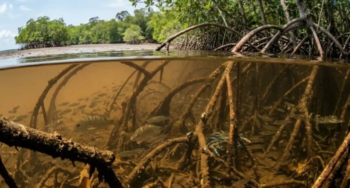 Restauração do manguezal na Amazônia recupera a fauna
