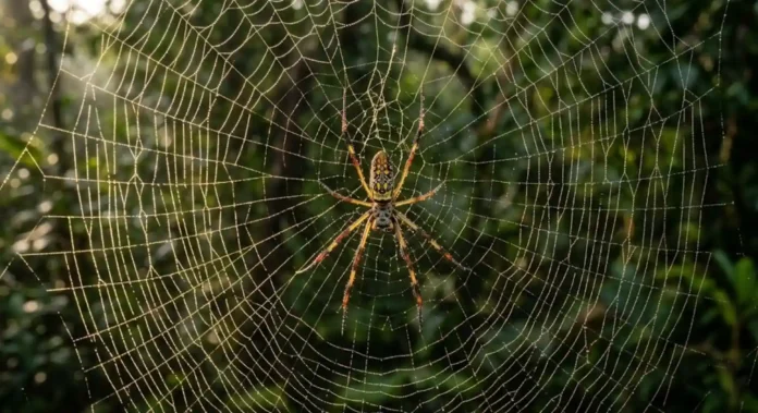 Nas profundezas da floresta amazônica, suspensa entre as árvores centenárias, uma obra-prima da engenharia biológica brilha sob a luz filtrada pela copa das árvores. É a teia da aranha-de-teia-dourada, pertencente ao gênero Nephila, uma criatura que, sem o auxílio de cálculos matemáticos complexos ou laboratórios de alta tecnologia, produz rotineiramente um dos materiais mais fortes e sofisticados conhecidos pela humanidade. O fio dourado que reluz na mata não é apenas um instrumento de caça, mas um testemunho da extraordinária capacidade de adaptação e evolução que ocorre no maior bioma tropical do planeta. A ciência reconhece que a seda produzida pela Nephila possui uma resistência mecânica impressionante quando comparada ao seu próprio peso. Estudos biológicos e de engenharia de materiais indicam que essa fibra natural é proporcionalmente mais forte que o aço e se equipara em tenacidade a fibras sintéticas de alta performance, como o kevlar. Essa analogia com o kevlar não é feita levianamente. O kevlar é um polímero sintético conhecido por sua aplicação em coletes à prova de balas e equipamentos que exigem extrema resistência e leveza. A seda da Nephila atinge essa incrível capacidade não por meio de processos químicos de alta temperatura e pressão, mas sim de uma complexa manipulação de proteínas dentro do corpo do aracnídeo, a uma temperatura ambiente. O resultado é um fio que pode absorver uma quantidade colossal de energia cinética antes de se romper, permitindo que a teia pare o voo de insetos grandes e até pequenos pássaros sem colapsar, um feito notável dado o diâmetro minúsculo de cada fio individual. A produção dessa fibra miraculosa não é um processo uniforme. A aranha-de-teia-dourada é, essencialmente, uma fábrica biológica multipropósito. Diferente do que muitos imaginam, a teia não é feita de um único tipo de seda. A Nephila possui um conjunto de glândulas distintas, localizadas em seu abdômen, que são capazes de sintetizar até seis tipos diferentes de seda, cada uma com propriedades mecânicas e funções biológicas específicas. Há uma seda para a estrutura principal e os raios da teia, que exige máxima rigidez e resistência para suportar o peso de toda a construção. Outro tipo de seda, de alta elasticidade e revestida com uma substância visguenta, é usada para a espiral de captura, projetada para se esticar e dissipar a energia da presa sem quebrá-la, mantendo-a presa. Existem também sedas específicas para o transporte, para envolver o alimento (preservando-o), para a construção do saco de ovos e até uma seda de segurança que a aranha usa como um "fio de vida" ao mover-se pela floresta. Essa versatilidade na fabricação de materiais demonstra uma complexidade bioquímica extraordinária, onde cada glândula ajusta a composição dos aminoácidos e o processo de fiação para alcançar a performance desejada para aquela aplicação específica no ambiente hostil da floresta. O segredo dessa diversidade funcional reside na estrutura íntima das proteínas que compõem a seda. No nível molecular, a aranha manipula a sequência de aminoácidos para controlar a formação de nanocristais de beta-folha. Estes cristais são responsáveis pela rigidez e força do fio. Entre esses nanocristais, existem regiões amorfas e elásticas, que dão ao fio sua capacidade de esticar sem romper. Ao alterar a proporção entre as regiões cristalinas e amorfas e a orientação dessas proteínas durante a fiação, a Nephila consegue ajustar a elasticidade e a resistência do material. Quando a seda é expelida através de suas fiandeiras, um processo de cisalhamento e desidratação transforma a solução de proteína líquida em uma fibra sólida e contínua, uma transição de fase controlada com precisão. É uma nanotecnologia natural que ocorre em escala massiva na Amazônia todos os dias, sem deixar resíduos tóxicos e utilizando apenas recursos renováveis. Além das propriedades do fio individual, a Nephila emprega uma engenharia estrutural notável na construção de sua teia orbicular. O padrão geométrico não é aleatório, mas sim um design otimizado para a captura eficiente de presas e a dissipação de estresse mecânico. Os raios radiais e as espirais de captura formam uma rede que distribui qualquer força de impacto de forma equitativa por toda a teia. O ângulo entre os raios, o tensionamento de cada fio e a densidade da espiral são meticulosamente ajustados pela aranha durante a construção, um processo que envolve um feedback sensorial complexo. A teia também possui uma característica fascinante que lhe dá o nome popular: a cor dourada. Os biólogos indicam que essa pigmentação não é acidental, mas serve como uma forma de camuflagem ou até atração, misturando a teia com os raios de sol que penetram o dossel, tornando-a difícil de ser detectada por insetos em voo. Em certos ângulos, a cor dourada pode ser uma estratégia visual para melhorar o sucesso da caça em meio à vegetação complexa da floresta amazônica. A presença da Nephila na floresta amazônica é um exemplo inspirador do impacto positivo da evolução e da biodiversidade. Longe de ser uma criatura assustadora, a aranha-de-teia-dourada desempenha um papel ecológico fundamental na regulação de populações de insetos, contribuindo para o equilíbrio do ecossistema. A existência desse aracnídeo e sua capacidade de engenharia natural nos lembram que a natureza é uma fonte inesgotável de soluções eficientes e sustentáveis. Ao observarmos a complexidade de sua teia e a inteligência biológica por trás de sua produção de seda, somos convidados a refletir sobre a importância de preservar a floresta amazônica e toda a sua biodiversidade, que guarda segredos tecnológicos e soluções que a humanidade ainda está longe de replicar completamente. Ao compreendermos os detalhes fascinantes da biologia da aranha-de-teia-dourada, somos levados a um profundo respeito pelas formas de vida que compartilham nosso planeta. A teia dourada que reluz na floresta não é apenas um instrumento de sobrevivência de um aracnídeo, mas um espelho da incrível inventividade da vida. Diante de tamanha engenharia natural, é impossível não se questionar sobre quantas outras inovações biológicas e materiais surpreendentes ainda aguardam para serem descobertos e compreendidos nas profundezas da Amazônia, reforçando a urgência da conservação deste ecossistema vital. BOX LATERAL Engenharia Natural e Biotecnologia | A seda da Nephila desperta interesse mundial para o desenvolvimento de novos materiais biotecnológicos. Cientistas e engenheiros estudam sua composição para replicar propriedades como a alta tensão e flexibilidade em fios sintéticos biodegradáveis. No entanto, recriar a complexidade dessa biofábrica em laboratório continua sendo um desafio tecnológico significativo.