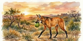 Como a parceria vital entre o lobo-guará e a lobeira garante a regeneração do cerrado brasileiro