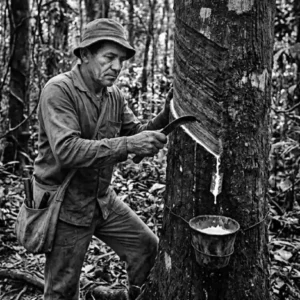 Como a lendária seringueira Hevea brasiliensis e o ciclo da borracha mudaram o destino da Amazônia e do mundo inteiro A seringueira (Hevea brasiliensis), uma árvore nativa da bacia amazônica, produz um fluido leitoso chamado látex que, ao ser processado, transforma-se em borracha natural, um material com propriedades elásticas e de vedação incomparáveis a qualquer polímero sintético conhecido pela ciência até o início do século XX. Essa característica biológica única não apenas permitiu a sobrevivência da planta contra herbívoros na densa floresta tropical, mas também serviu como o catalisador para uma das maiores transformações industriais da história da humanidade. A borracha amazônica possibilitou a invenção do pneu pneumático, desencadeando a revolução da mobilidade global com automóveis e aeronaves, ao mesmo tempo em que desencadeava o primeiro grande ciclo econômico e migratório na região, alterando profundamente a paisagem sociocultural da Amazônia. O seringal Amazônia não era uma plantação organizada no modelo de monocultura, mas sim uma distribuição dispersa de árvores de Hevea brasiliensis dentro da floresta nativa. Cada seringueiro percorria "estradas de seringa" sinuosas, visitando centenas de árvores isoladas por dia. O processo de extração, conhecido como sangria, exige conhecimento e precisão. Com uma faca especial, o seringueiro faz um corte diagonal cirúrgico na casca da árvore, profundo o suficiente para romper os vasos laticíferos, mas sem atingir o câmbio, o que mataria a planta. O látex branco e espesso goteja lentamente ao longo do corte e é coletado em pequenas tigelas de metal ou barro presas ao tronco. Esta técnica de manejo sustentável permite que a mesma árvore seja explorada por décadas, demonstrando que o conhecimento biológico estabelecido e o respeito aos ciclos da floresta podem gerar riqueza sem destruí-la. A seringueira, neste contexto, não é apenas um recurso, mas o centro de um modo de vida ribeirinho e florestal único. A seringueira látex borracha Amazônia história atinge seu ápice entre o final do século XIX e o início do século XX, impulsionada pela demanda explosiva das indústrias automotiva e elétrica nos Estados Unidos e na Europa. A Amazônia tornou-se a única fornecedora global deste insumo estratégico. Cidades como Manaus e Belém viveram uma era de opulência sem precedentes, simbolizada pela construção de óperas luxuosas e infraestrutura urbana moderna no coração da selva. No entanto, o controle monopolista da Hevea brasiliensis ciclo borracha evaporou quando sementes foram contrabandeadas e adaptadas com sucesso em plantações de monocultura no Sudeste Asiático. A biência reconhece que as plantações asiáticas, sem os fungos nativos da Amazônia, produziam a um custo muito menor, levando ao colapso econômico da borracha amazônica. Este evento sublinha a complexidade da biopirataria histórica e a fragilidade de economias baseadas em commodities únicas. Apesar das reviravoltas históricas, a seringueira permanece uma espécie estrategicamente vital para a bioeconomia sustentável da Amazônia contemporânea. Estudos indicam que a borracha natural possui qualidades técnicas superiores, como maior resistência ao calor e à tração, em comparação com os substitutos sintéticos derivados do petróleo, sendo insubstituível na fabricação de pneus de alta performance para aviação e veículos pesados. O cultivo da Hevea brasiliensis em sistemas agroflorestais, consorciada com outras espécies nativas, representa um modelo de impacto positivo, permitindo o reflorestamento de áreas degradadas ao mesmo tempo em que gera renda para as comunidades locais. O manejo comunitário do seringal Amazônia em Reservas Extrativistas (RESEX) é um exemplo concreto de como a sustentabilidade pode unir a conservação da biodiversidade com o desenvolvimento social, mantendo a floresta em pé e valorizando os guardiões desse conhecimento ancestral. A resiliência biológica da seringueira em seu habitat natural é um fator crucial para sua sobrevivência e relevância contínua. Enquanto plantações monoculturais são vulneráveis ao fungo do mal-das-folhas, as árvores que crescem dispersas na floresta nativa Amazônia apresentam maior resistência, protegidas pela imensa biodiversidade ao seu redor. A ciência reconhece que a diversidade genética da Hevea brasiliensis na Amazônia é um patrimônio biológico inestimável para o futuro da cultura. Manter populações silvestres saudáveis e geneticamente diversas é fundamental para desenvolver variedades mais resistentes e adaptadas às mudanças climáticas, garantindo que a produção de látex continue viável no longo prazo. O seringal nativo não é apenas um relicário do passado, mas um banco de dados biológico ativo para a sustentabilidade futura. O futuro da seringueira na Amazônia está intrinsecamente ligado à nossa capacidade de valorizar os serviços ecossistêmicos que ela proporciona. Além da borracha, a seringueira desempenha um papel importante no sequestro de carbono e na regulação do ciclo hidrológico da região. A bioeconomia sustentável baseada na borracha natural oferece uma alternativa viável ao desmatamento, promovendo o desenvolvimento econômico sem comprometer a integridade da floresta tropical. Ao investirmos em pesquisa e desenvolvimento, podemos criar novos mercados para produtos derivados da borracha nativa, valorizando a identidade sociocultural da Amazônia e garantindo um futuro mais justo e próspero para suas populações. A seringueira, com sua história rica e potencial inexplorado, continua a nos ensinar que a verdadeira riqueza da floresta está na harmonia entre a natureza e a sociedade, e que o desenvolvimento sustentável é o único caminho possível para a Amazônia. Em última análise, a trajetória da seringueira e da borracha nos convida a refletir sobre o verdadeiro custo da mobilidade e do desenvolvimento tecnológico, e sobre como podemos reconectar nossa economia com os ciclos vitais da natureza para garantir a sustentabilidade do planeta. BOX LATERAL O Mal-das-Folhas | O fungo Microcyclus ulei é a principal ameaça à monocultura da seringueira nas Américas. Na Amazônia nativa, a dispersão natural das árvores no seringal impede a propagação devastadora do fungo, mantendo o equilíbrio biológico. É um exemplo de como a própria biodiversidade da floresta tropical atua como uma barreira natural contra patógenos que dizimam monoculturas vulneráveis.