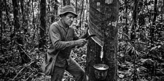 Como a lendária seringueira Hevea brasiliensis e o ciclo da borracha mudaram o destino da Amazônia e do mundo inteiro A seringueira (Hevea brasiliensis), uma árvore nativa da bacia amazônica, produz um fluido leitoso chamado látex que, ao ser processado, transforma-se em borracha natural, um material com propriedades elásticas e de vedação incomparáveis a qualquer polímero sintético conhecido pela ciência até o início do século XX. Essa característica biológica única não apenas permitiu a sobrevivência da planta contra herbívoros na densa floresta tropical, mas também serviu como o catalisador para uma das maiores transformações industriais da história da humanidade. A borracha amazônica possibilitou a invenção do pneu pneumático, desencadeando a revolução da mobilidade global com automóveis e aeronaves, ao mesmo tempo em que desencadeava o primeiro grande ciclo econômico e migratório na região, alterando profundamente a paisagem sociocultural da Amazônia. O seringal Amazônia não era uma plantação organizada no modelo de monocultura, mas sim uma distribuição dispersa de árvores de Hevea brasiliensis dentro da floresta nativa. Cada seringueiro percorria "estradas de seringa" sinuosas, visitando centenas de árvores isoladas por dia. O processo de extração, conhecido como sangria, exige conhecimento e precisão. Com uma faca especial, o seringueiro faz um corte diagonal cirúrgico na casca da árvore, profundo o suficiente para romper os vasos laticíferos, mas sem atingir o câmbio, o que mataria a planta. O látex branco e espesso goteja lentamente ao longo do corte e é coletado em pequenas tigelas de metal ou barro presas ao tronco. Esta técnica de manejo sustentável permite que a mesma árvore seja explorada por décadas, demonstrando que o conhecimento biológico estabelecido e o respeito aos ciclos da floresta podem gerar riqueza sem destruí-la. A seringueira, neste contexto, não é apenas um recurso, mas o centro de um modo de vida ribeirinho e florestal único. A seringueira látex borracha Amazônia história atinge seu ápice entre o final do século XIX e o início do século XX, impulsionada pela demanda explosiva das indústrias automotiva e elétrica nos Estados Unidos e na Europa. A Amazônia tornou-se a única fornecedora global deste insumo estratégico. Cidades como Manaus e Belém viveram uma era de opulência sem precedentes, simbolizada pela construção de óperas luxuosas e infraestrutura urbana moderna no coração da selva. No entanto, o controle monopolista da Hevea brasiliensis ciclo borracha evaporou quando sementes foram contrabandeadas e adaptadas com sucesso em plantações de monocultura no Sudeste Asiático. A biência reconhece que as plantações asiáticas, sem os fungos nativos da Amazônia, produziam a um custo muito menor, levando ao colapso econômico da borracha amazônica. Este evento sublinha a complexidade da biopirataria histórica e a fragilidade de economias baseadas em commodities únicas. Apesar das reviravoltas históricas, a seringueira permanece uma espécie estrategicamente vital para a bioeconomia sustentável da Amazônia contemporânea. Estudos indicam que a borracha natural possui qualidades técnicas superiores, como maior resistência ao calor e à tração, em comparação com os substitutos sintéticos derivados do petróleo, sendo insubstituível na fabricação de pneus de alta performance para aviação e veículos pesados. O cultivo da Hevea brasiliensis em sistemas agroflorestais, consorciada com outras espécies nativas, representa um modelo de impacto positivo, permitindo o reflorestamento de áreas degradadas ao mesmo tempo em que gera renda para as comunidades locais. O manejo comunitário do seringal Amazônia em Reservas Extrativistas (RESEX) é um exemplo concreto de como a sustentabilidade pode unir a conservação da biodiversidade com o desenvolvimento social, mantendo a floresta em pé e valorizando os guardiões desse conhecimento ancestral. A resiliência biológica da seringueira em seu habitat natural é um fator crucial para sua sobrevivência e relevância contínua. Enquanto plantações monoculturais são vulneráveis ao fungo do mal-das-folhas, as árvores que crescem dispersas na floresta nativa Amazônia apresentam maior resistência, protegidas pela imensa biodiversidade ao seu redor. A ciência reconhece que a diversidade genética da Hevea brasiliensis na Amazônia é um patrimônio biológico inestimável para o futuro da cultura. Manter populações silvestres saudáveis e geneticamente diversas é fundamental para desenvolver variedades mais resistentes e adaptadas às mudanças climáticas, garantindo que a produção de látex continue viável no longo prazo. O seringal nativo não é apenas um relicário do passado, mas um banco de dados biológico ativo para a sustentabilidade futura. O futuro da seringueira na Amazônia está intrinsecamente ligado à nossa capacidade de valorizar os serviços ecossistêmicos que ela proporciona. Além da borracha, a seringueira desempenha um papel importante no sequestro de carbono e na regulação do ciclo hidrológico da região. A bioeconomia sustentável baseada na borracha natural oferece uma alternativa viável ao desmatamento, promovendo o desenvolvimento econômico sem comprometer a integridade da floresta tropical. Ao investirmos em pesquisa e desenvolvimento, podemos criar novos mercados para produtos derivados da borracha nativa, valorizando a identidade sociocultural da Amazônia e garantindo um futuro mais justo e próspero para suas populações. A seringueira, com sua história rica e potencial inexplorado, continua a nos ensinar que a verdadeira riqueza da floresta está na harmonia entre a natureza e a sociedade, e que o desenvolvimento sustentável é o único caminho possível para a Amazônia. Em última análise, a trajetória da seringueira e da borracha nos convida a refletir sobre o verdadeiro custo da mobilidade e do desenvolvimento tecnológico, e sobre como podemos reconectar nossa economia com os ciclos vitais da natureza para garantir a sustentabilidade do planeta. BOX LATERAL O Mal-das-Folhas | O fungo Microcyclus ulei é a principal ameaça à monocultura da seringueira nas Américas. Na Amazônia nativa, a dispersão natural das árvores no seringal impede a propagação devastadora do fungo, mantendo o equilíbrio biológico. É um exemplo de como a própria biodiversidade da floresta tropical atua como uma barreira natural contra patógenos que dizimam monoculturas vulneráveis.