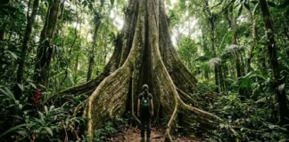 Sumaumeiras gigantescas com mais de 500 anos e aldeias indígenas transformam o ecoturismo na Floresta Nacional do Tapajós em uma jornada única A sumaumeira (Ceiba pentandra), conhecida como a "mãe da floresta", possui uma capacidade biológica consolidada pela ciência de bombear centenas de litros de água do subsolo para a atmosfera todos os dias através da transpiração. Esse fenômeno não apenas regula o microclima ao redor da árvore, mas também é fundamental para o ciclo hidrológico de toda a região amazônica. Nas terras protegidas da Unidade de Conservação, exemplares dessa espécie impressionam pela longevidade e imponência. Encontrar uma sumaumeira 500 anos Tapajós é um dos pontos altos da experiência na Floresta Nacional Tapajós visitação trilhas, onde a grandiosidade da natureza se impõe e convida à reflexão sobre o tempo e a conservação. Localizada no oeste do Pará, a Floresta Nacional do Tapajós, carinhosamente chamada de Flona, representa um modelo de sucesso na gestão sustentável de recursos tropicais. Diferente de parques nacionais de proteção integral, as Florestas Nacionais permitem o uso sustentável dos recursos e a presença de populações tradicionais. Esse arranjo territorial é a base para o ecoturismo Flona Tapajós, uma atividade de impacto positivo que gera renda para as comunidades locais enquanto incentiva a manutenção da floresta em pé. A visitação ocorre em áreas específicas, onde trilhas bem manejadas conduzem os viajantes por diferentes ecossistemas, desde praias de rio de areia branca até a mata de terra firme densa e alta, lar dos gigantes vegetais. As trilhas são o sistema circulatório do turismo na Flona. A Floresta Nacional Tapajós visitação trilhas oferece opções com variados graus de dificuldade, a maioria exigindo o acompanhamento de guias comunitários experientes. Caminhar por essas sendas é uma aula viva de biologia e ecologia. Além das sumaumeiras centenárias, os visitantes podem observar imponentes castanheiras (Bertholletia excelsa) e piquiás (Caryocar villosum), árvores que também atingem dimensões colossais e séculos de existência. O guia local aponta a biodiversidade invisível ao olhar não treinado: rastros de animais, plantas medicinais utilizadas secularmente pelas comunidades e a complexa teia de interações entre insetos e fungos que recicla os nutrientes da floresta sobre o solo pobre. O ângulo do turismo de base comunitária é o diferencial da Flona do Tapajós. Diversas aldeias indígenas e comunidades ribeirinhas, como Jamaraquá, Maguari e São Domingos, estão organizadas para receber visitantes. O viajante não apenas caminha pela floresta, mas tem a oportunidade de vivenciar a cultura local, ouvir histórias ancestrais, aprender sobre o manejo sustentável do látex para a produção de artesanato emborrachado e degustar a culinária paraense autêntica baseada em peixes frescos e frutos da estação. Essa troca cultural enriquece a experiência de ecoturismo Flona Tapajós, transformando uma simples viagem em um mergulho na realidade amazônica contemporânea, onde tradição e sustentabilidade caminham juntas. As sumaumeira 500 anos Tapajós são, sem dúvida, os monumentos naturais mais procurados. Para chegar até as maiores e mais antigas, geralmente localizadas na comunidade de Maguari ou Jamaraquá, é necessário percorrer trilhas de média intensidade que podem levar algumas horas. O esforço é recompensado ao avistar a base da árvore, com suas sapopemas (raízes tabulares gigantes) que se estendem por metros, criando compartimentos que parecem salas. A sensação de escala humana diante de um organismo que testemunhou meio milênio de história da Amazônia é indescritível e profundamente tocante, reforçando a importância da preservação dessas áreas protegidas. Para organizar a visita, a cidade de Santarém serve como o principal portal de entrada. Santarém possui aeroporto com voos regulares e infraestrutura hoteleira. Dali, o deslocamento para a Floresta Nacional do Tapajós pode ser feito por via fluvial, navegando pelo rio Tapajós em embarcações regionais, ou por via terrestre através da rodovia BR-163 e estradas secundárias. Muitas agências em Santarém e na vizinha Alter do Chão oferecem pacotes formatados, mas o viajante independente também pode contatar diretamente as associações comunitárias da Flona para agendar hospedagem em redários e serviços de guia, garantindo que o impacto econômico da visita fique integralmente na comunidade. A Floresta Nacional Tapajós visitação trilhas funciona durante todo o ano, mas as experiências variam conforme o regime das águas. Na "seca" ou verão amazônico (segundo semestre), as praias de rio estão exuberantes e as trilhas mais secas. Na "cheia" ou inverno amazônico (primeiro semestre), o rio invade a floresta, permitindo passeios de canoa por entre as copas das árvores nos igapós, uma perspectiva completamente diferente e igualmente fascinante do ecoturismo Flona Tapajós. Independente da época, a Flona oferece uma imersão profunda e autêntica na Amazônia protegida. A existência de Unidades de Conservação como a Floresta Nacional do Tapajós demonstra que é possível conciliar desenvolvimento econômico local, manutenção da biodiversidade e respeito às culturas tradicionais. O modelo de turismo implementado ali prova que uma árvore centenária viva vale muito mais, econômica e ecologicamente, do que derrubada. Ao escolher este destino, o visitante torna-se parte de uma cadeia produtiva sustentável que valoriza a floresta em pé e a sabedoria de seus guardiões. Contemplar uma sumaumeira com mais de meio milênio de vida é um lembrete poderoso da nossa própria transitoriedade e da urgência em agirmos como guardiões responsáveis deste patrimônio natural insubstituível. BOX LATERAL O que é uma Flona? Floresta Nacional (Flona) é uma categoria de Unidade de Conservação de Uso Sustentável. O objetivo básico é compatibilizar a conservação da natureza com o uso sustentável de parcela dos seus recursos naturais. Diferente de um Parque Nacional, onde a exploração direta não é permitida, na Flona é possível realizar o manejo florestal sustentável e o extrativismo, além de abrigar populações tradicionais e indígenas, como ocorre na Floresta Nacional do Tapajós.