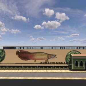 Gigantes do Rio novo aquário de Manaus será marco no turismo Projeto do aquário foi divulgado pelo prefeito de Manaus. Foto: Divulgação/Implurb ... - Veja mais em https://portalamazonia.com/turismo/manaus-aquario-municipal-rooftop/