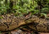 A majestosa surucucu-pico-de-jaca domina as florestas tropicais enquanto a ciência estuda sua complexa e fascinante biologia evolutiva amazônica
