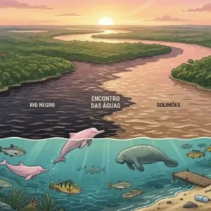 A preservação dos sistemas fluviais e a proteção do Rio Amazonas são fundamentais para garantir a sobrevivência da fauna silvestre