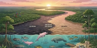 A preservação dos sistemas fluviais e a proteção do Rio Amazonas são fundamentais para garantir a sobrevivência da fauna silvestre